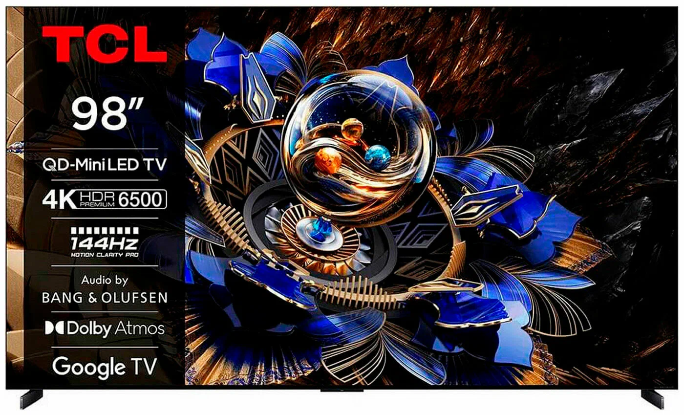 Телевизор TCL 98X11K QD-Mini LED, 4K UHD, Google TV