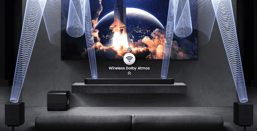 Саундбар Samsung HW-Q990H, черный, беспроводные динамики, сабвуфер - изображение 3