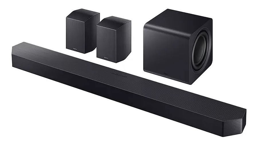 Саундбар Samsung HW-Q990H, черный, беспроводные динамики, сабвуфер