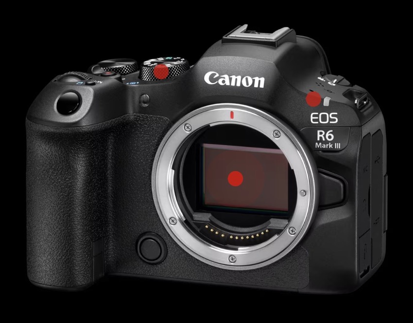 Фотоаппарат Canon EOS R6 MARK III BODY, Full Frame, CMOS, Black